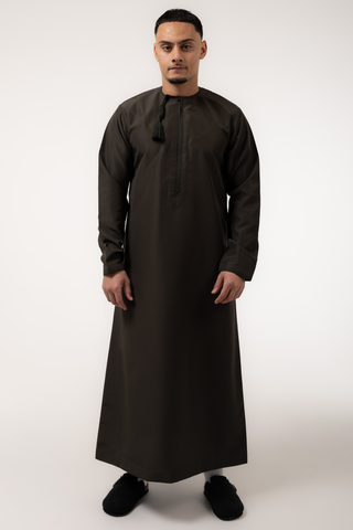 Rajul Fajr Omani Forest Mens Thobe Jubbah