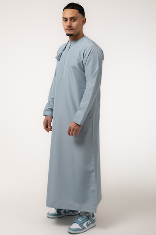 Rajul Fajr Omani Sky Mens Thobe Jubbah